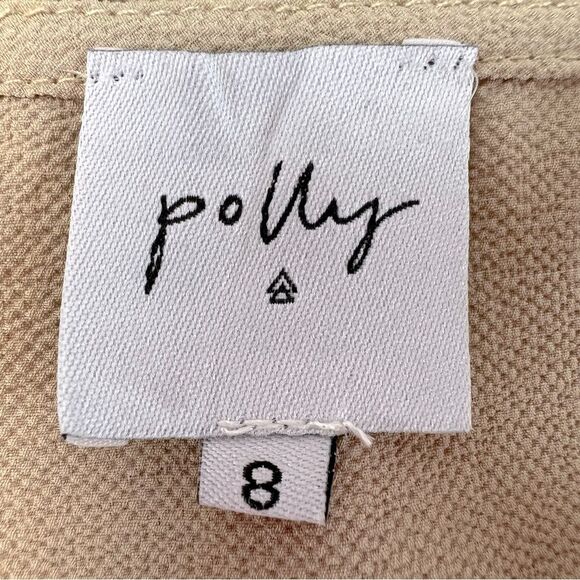 Princess Polly Cami Button Down Tie Front Top Size 8 - Picture 4 of 4